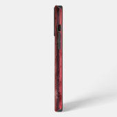 抽象的なパステルウッド調 #2 iPhoneケース (左側面)