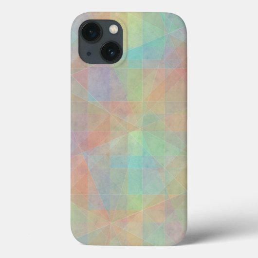 抽象的なパステルカラーの水彩アート Case-Mate iPhoneケース (裏面)