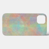 抽象的なパステルカラーの水彩アート Case-Mate iPhoneケース (裏面 (横))