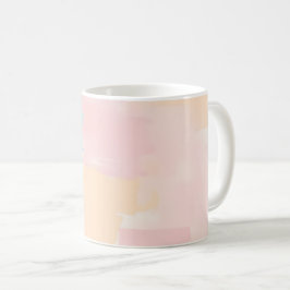 抽象的なパステルカラー コーヒーマグカップ