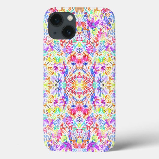 抽象的なパステルフラワー Case-Mate iPhoneケース (裏面)