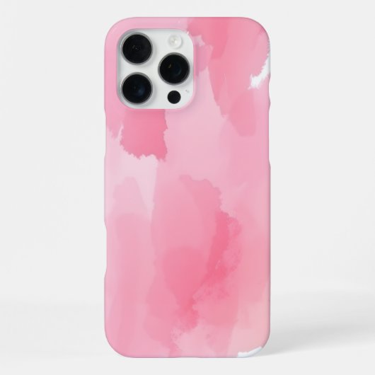 抽象的なパステルブラシ iPhoneケース (裏面)