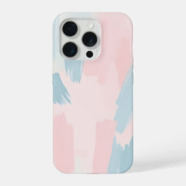 抽象的なパステルブラシ iPhone 15 PROケース