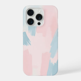 抽象的なパステルブラシ iPhone 15 PROケース