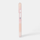 抽象的なパステルブラシ iPhone 16ケース (左側面)
