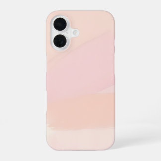 抽象的なパステルブラシ iPhone 16ケース