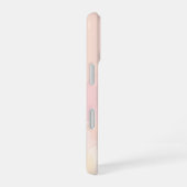 抽象的なパステルブラシ iPhone 16ケース (右側面)