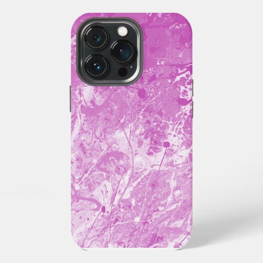 抽象的なパステルレインボータイダイ iPhoneケース (裏面)