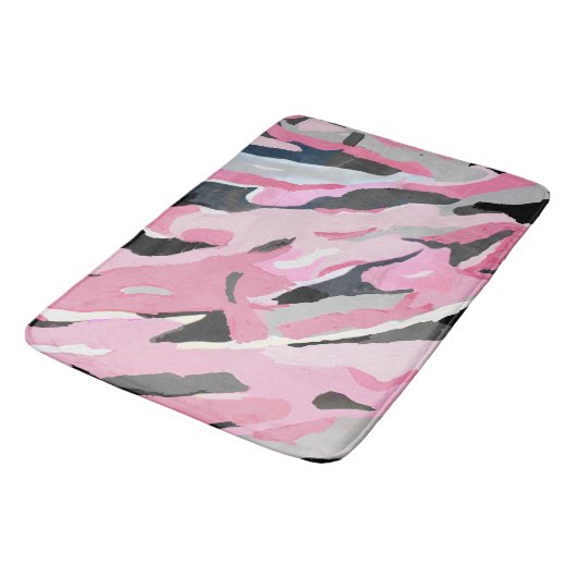 抽象的なパステル バスマット (アングル)