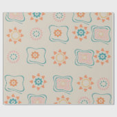 抽象的なパターンのギフト包装紙 ラッピングペーパー (フラット)