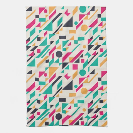 抽象的なパターン3 キッチンタオル (縦)