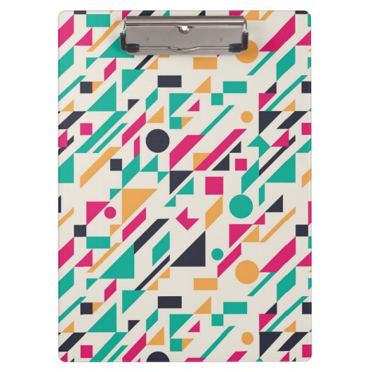 抽象的なパターン3 クリップボード (正面)