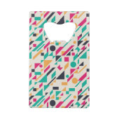 抽象的なパターン3 クレジットカード栓抜き (裏面)