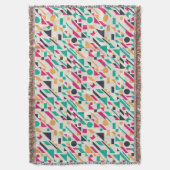 抽象的なパターン3 スローブランケット (正面縦)