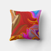 抽象的なパターン。 クッション (裏面)