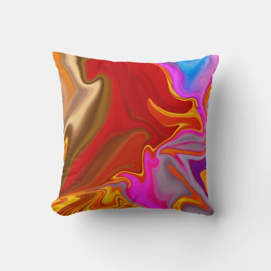 抽象的なパターン。 クッション (正面)