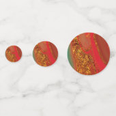 抽象的なパターン。 コンフェッティ (裏面)