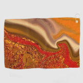 抽象的なパターン。 ゴルフタオル (横)