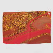 抽象的なパターン。 ゴルフタオル (横)