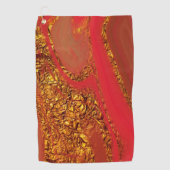 抽象的なパターン。 ゴルフタオル (正面)