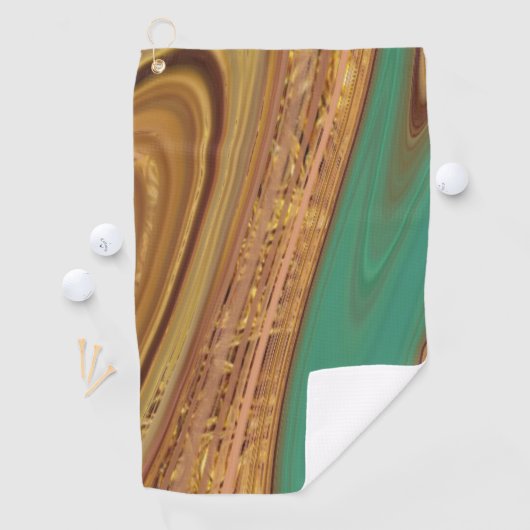 抽象的なパターン。 ゴルフタオル (インサイチュ)