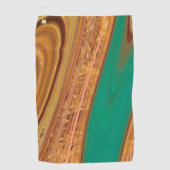 抽象的なパターン。 ゴルフタオル (正面)