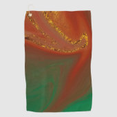 抽象的なパターン。 ゴルフタオル (正面)