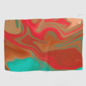 抽象的なパターン。 ゴルフタオル (横)