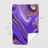 抽象的なパターン。 ゴルフタオル (インサイチュ)