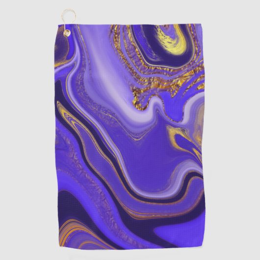 抽象的なパターン。 ゴルフタオル (正面)