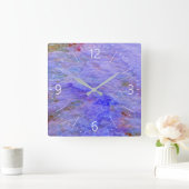 抽象的なパターン スクエア壁時計 (ホーム)