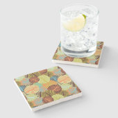 抽象的なパターン ストーンコースター (横)