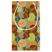 抽象的なパターン スモールペーパーバッグ (裏面)