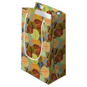 抽象的なパターン スモールペーパーバッグ (正面アングル)