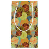 抽象的なパターン スモールペーパーバッグ (正面)