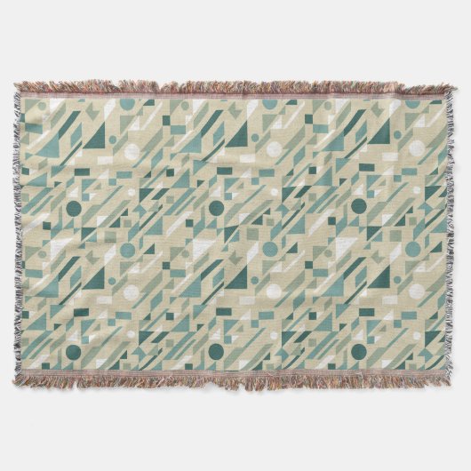 抽象的なパターン スローブランケット (正面)