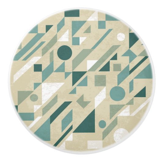 抽象的なパターン セラミックノブ (正面)