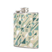 抽象的なパターン フラスク (左)