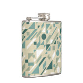 抽象的なパターン フラスク (右)