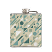 抽象的なパターン フラスク (裏面)