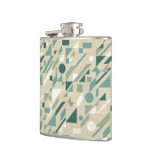 抽象的なパターン フラスク (左)