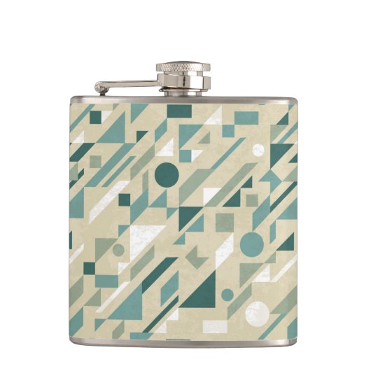 抽象的なパターン フラスク (正面)