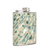 抽象的なパターン フラスク (右)