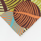 抽象的なパターン フリースブランケット (角)