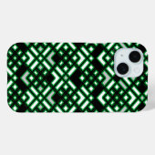 抽象的なパターン - 緑 Case-Mate iPhoneケース (裏面 (横))