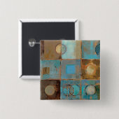 抽象的なパターン 缶バッジ (正面&裏面)