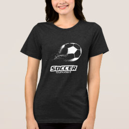 抽象的なパーティクルサッカーボールトーナメントデザイン トライブレンドＴシャツ