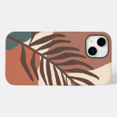 抽象的なパームリーフのミニマルアート Case-Mate iPhoneケース (裏面 (横))