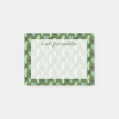 抽象的なヒップスターのサボテンの砂漠パターン ポストイット (正面)