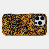抽象的なヒョウ柄 iPhoneケース (裏面横)